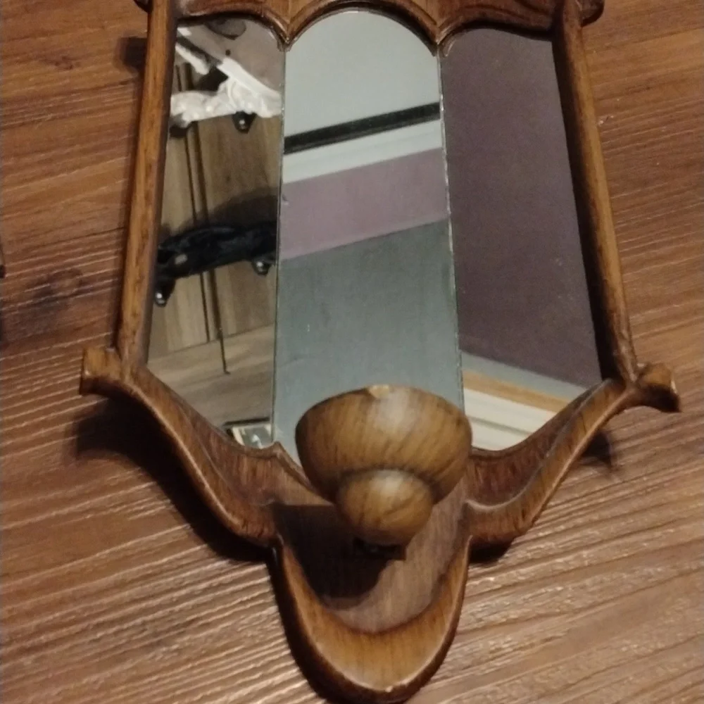 Hanging Glass Mirrors that hold candles